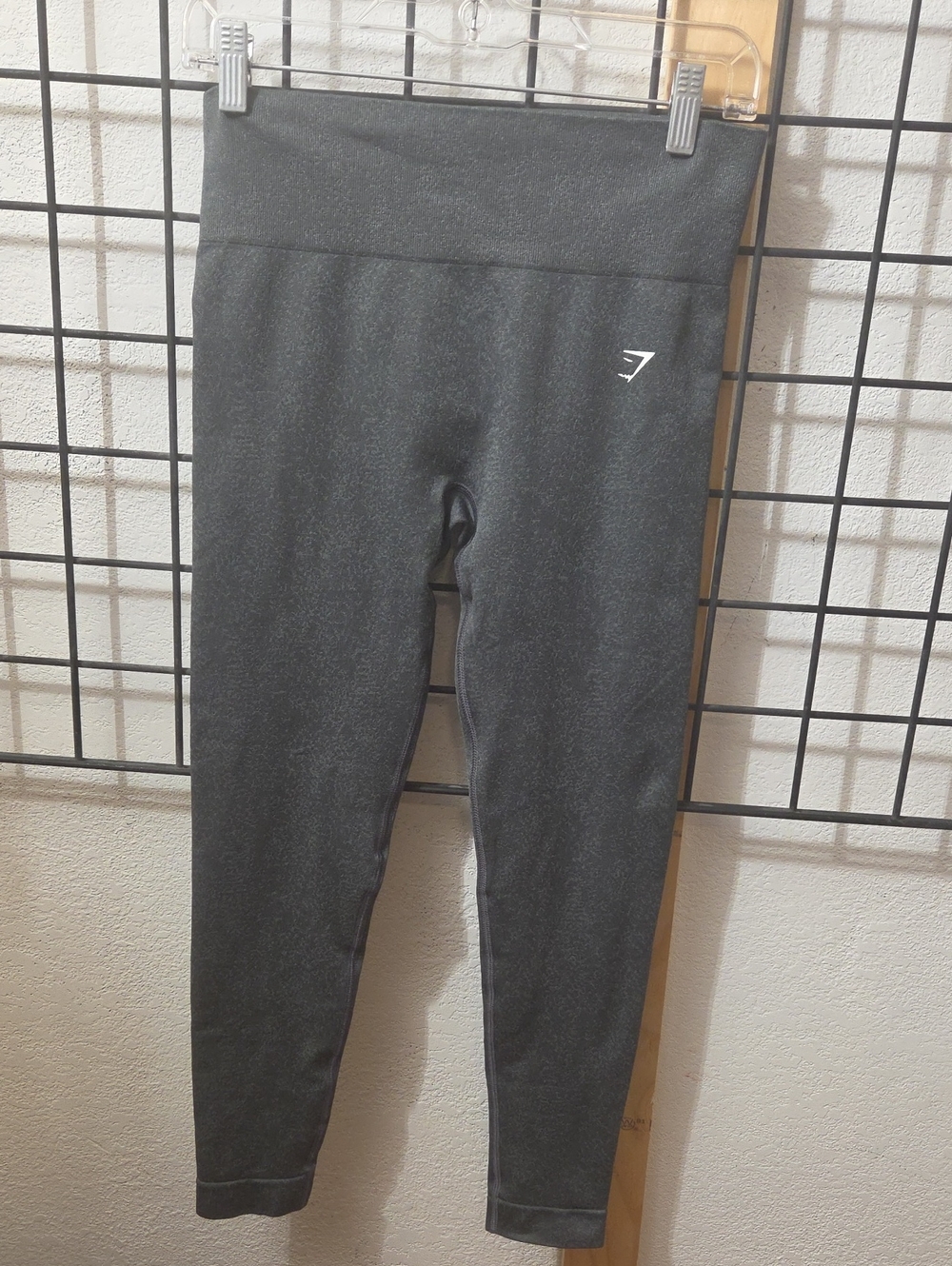 **Gymshark Kids Dark Charcoal High-Waist Leggings